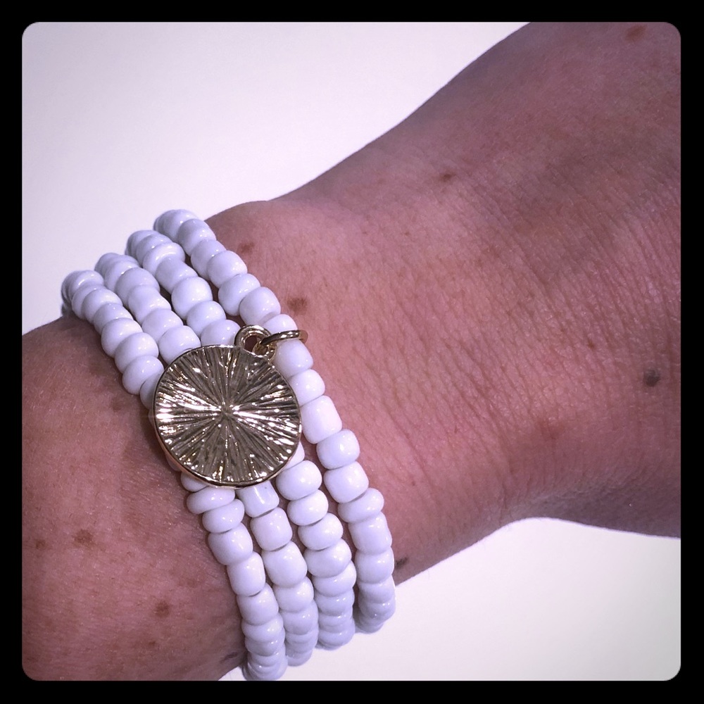 Wrap Bracelet with Gold Coin